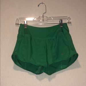 Green Nike Running Shorts